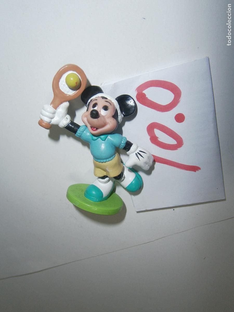 Rubber and PVC Figures: FIGURA DE DIBUJOS ANIMADOS - MICKEY TENISTA