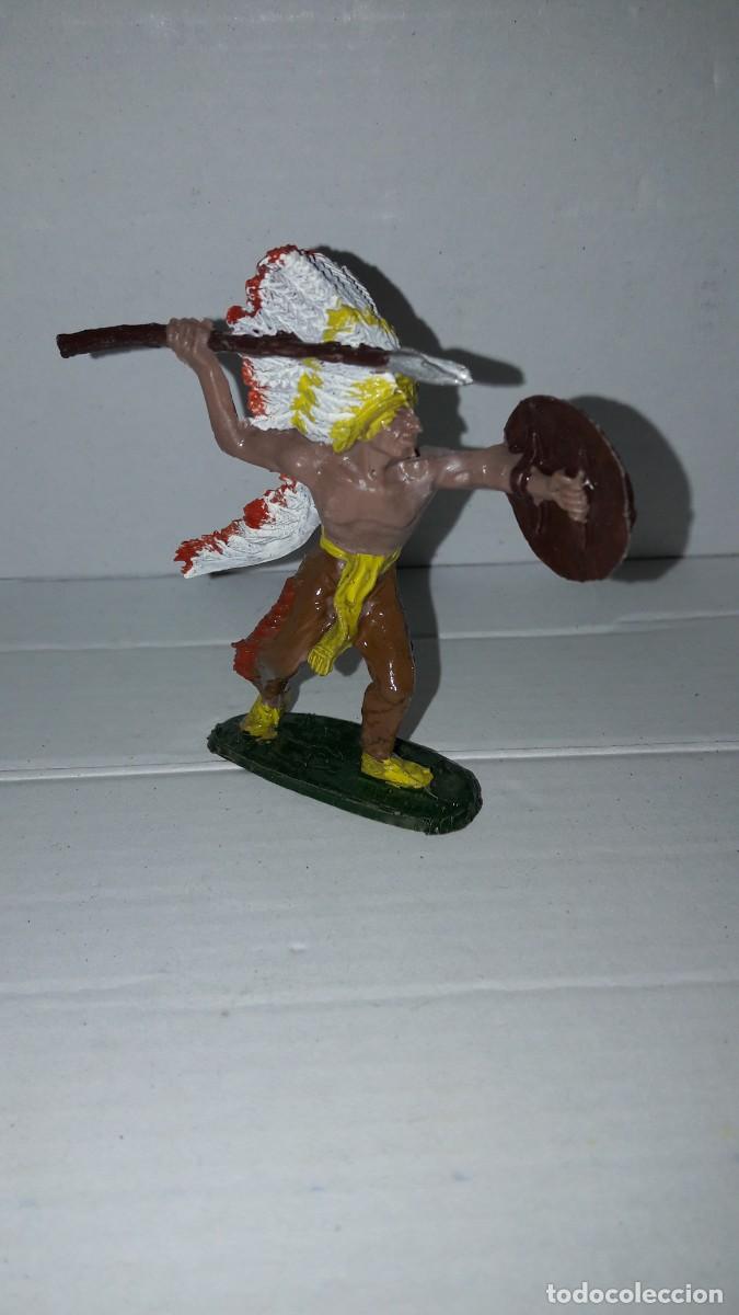 Figuras de goma y PVC: OLIVER. INDIO (5). A&Ntilde;OS 80. PECH - Foto 1