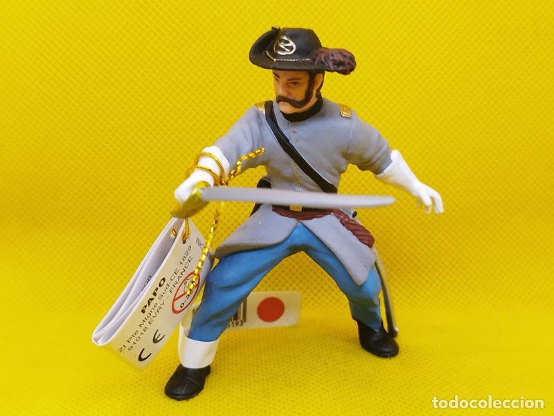 Figuras de Goma y PVC: Papo oficial confederado con sable
