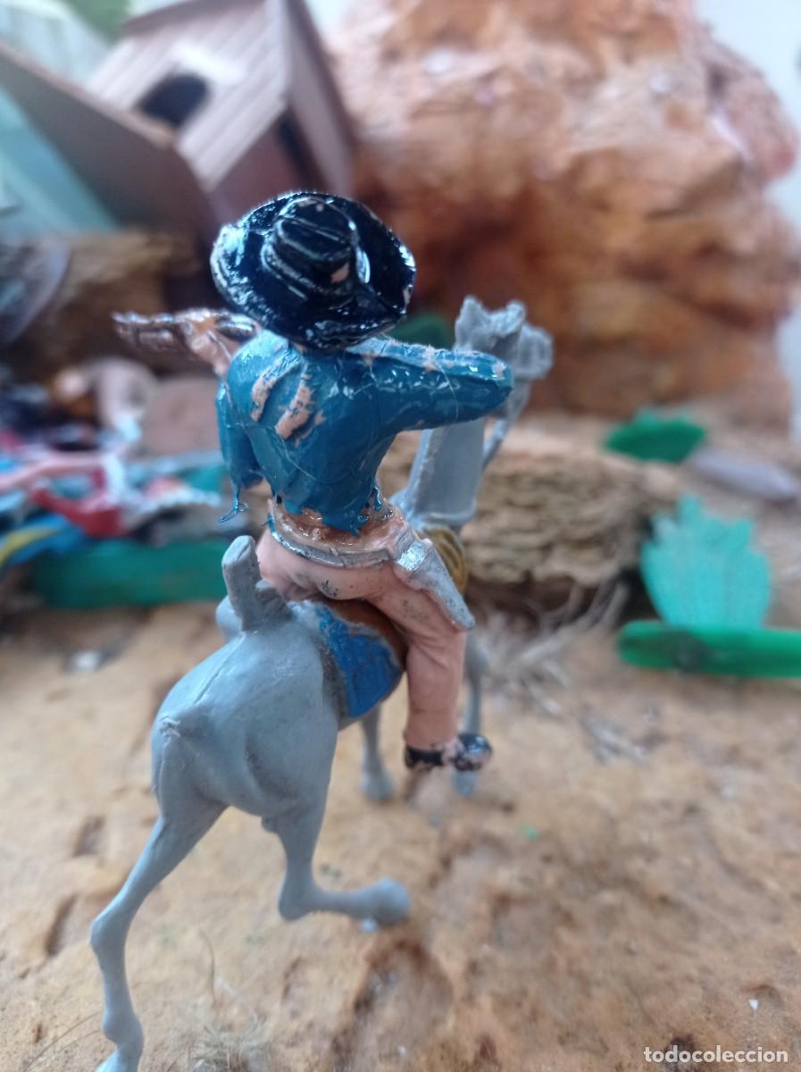 Figuras de goma y PVC: Vaquero y caballo de jecsan - Foto 2