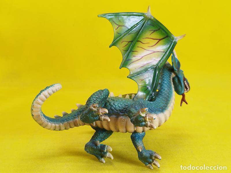 Figuras de goma y PVC: Schleich Drag&oacute;n verde REF 70033 - Foto 4