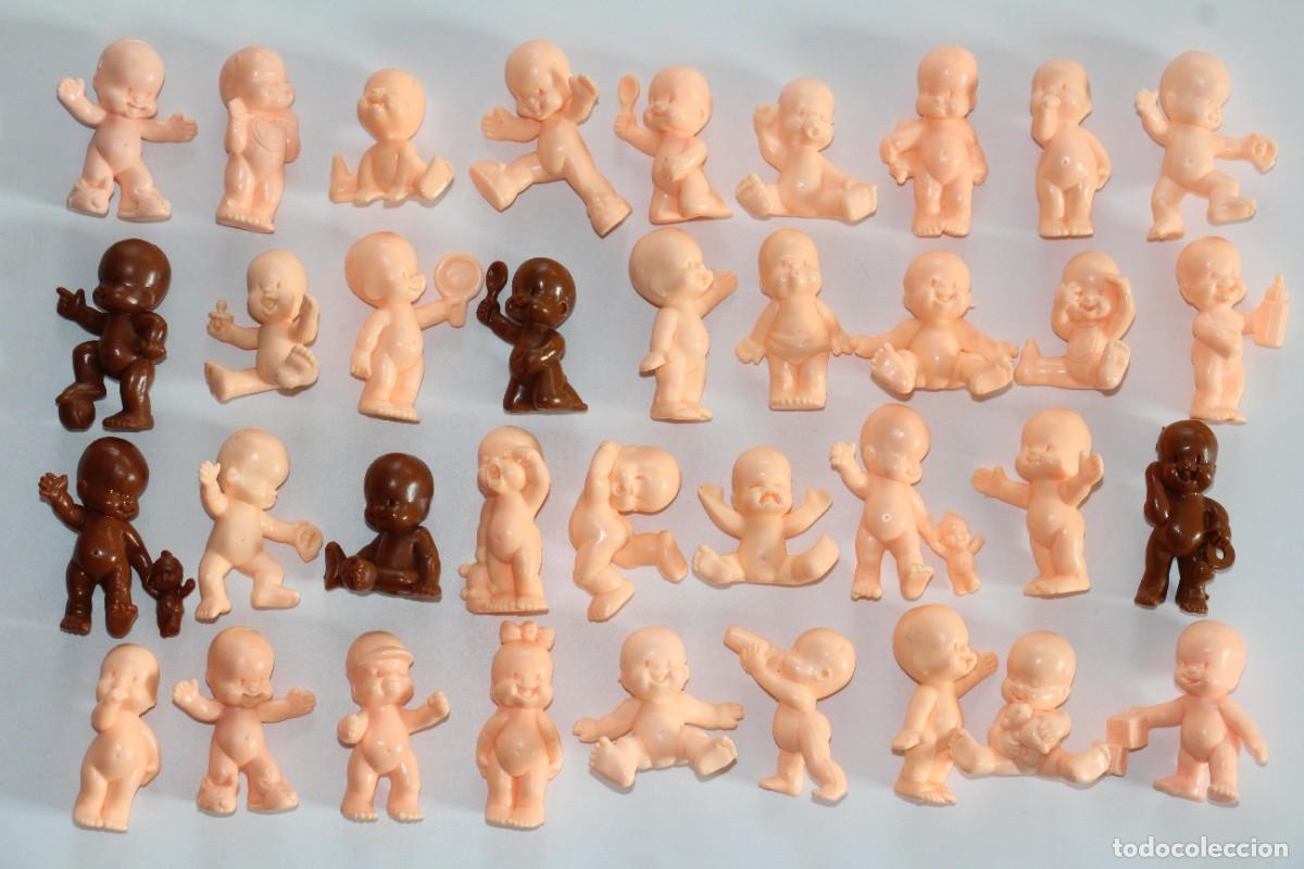 Figuras de Goma y PVC: A&Ntilde;OS 90s GRAN LOTE 36 FIGURAS PVC LOS BABIES CON FOLLETOS Y TRAPOS
