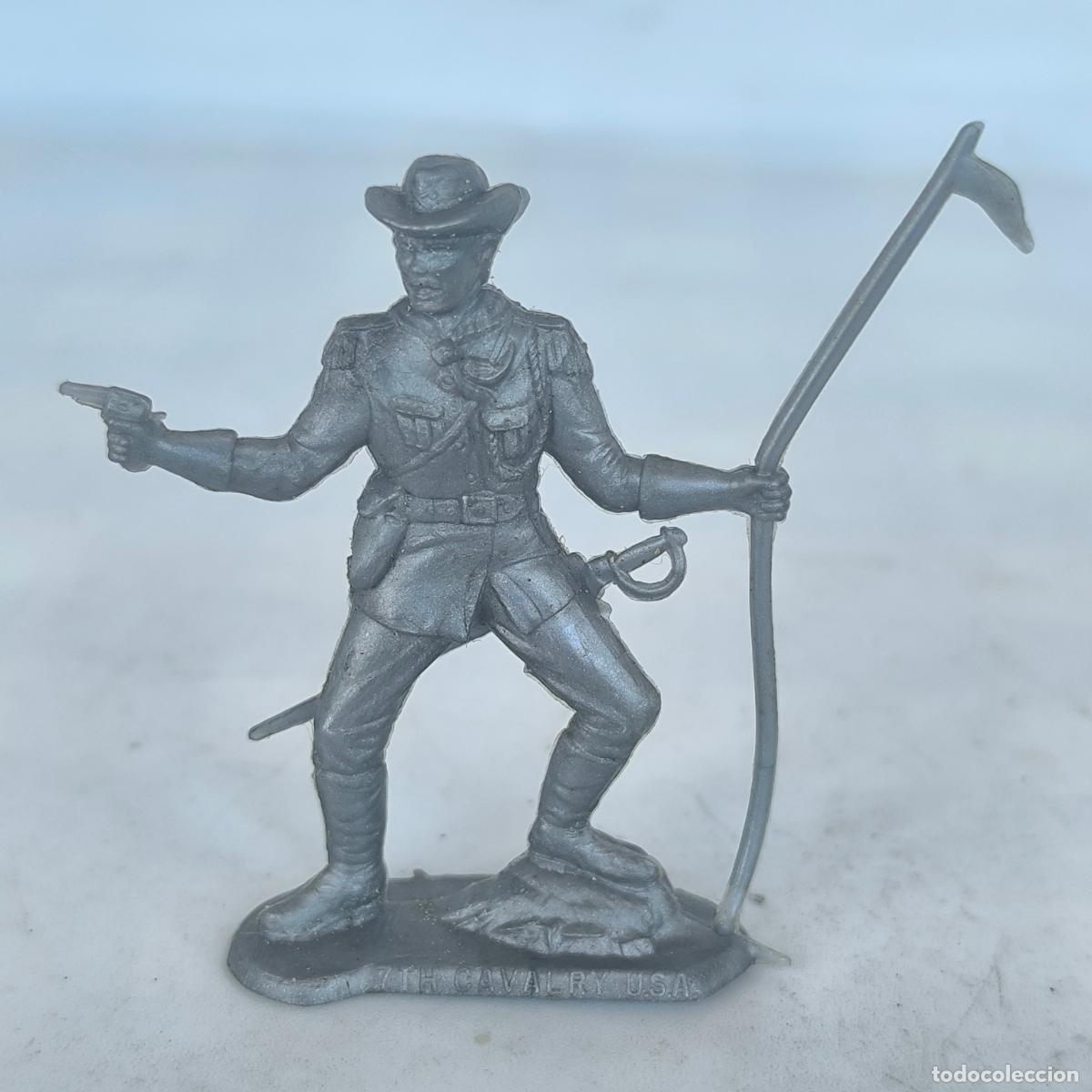 Figuras de Goma y PVC: 7th Cavalry USA 7&deg; caballeria promo soldados historicos de Kelloggs kellogg dunkin phoskitos