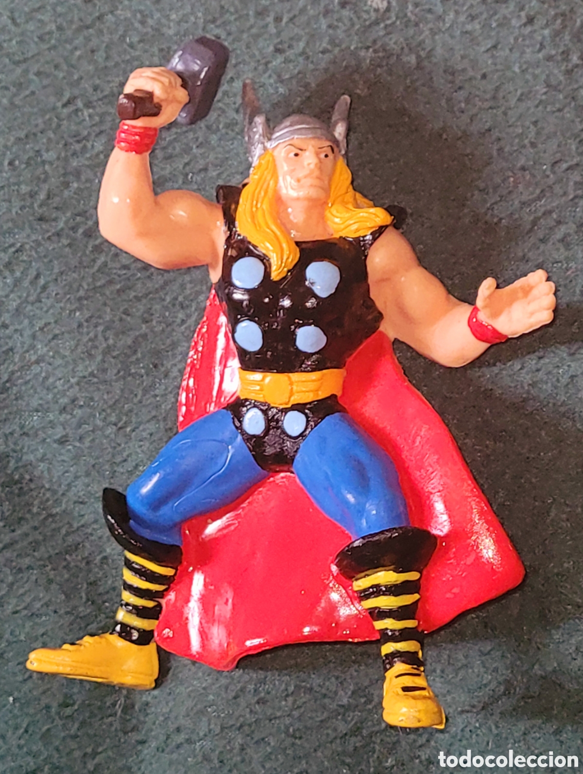 Figuras de Goma y PVC: Bonita figura pvc goma Superheroes Thor marca Yolanda