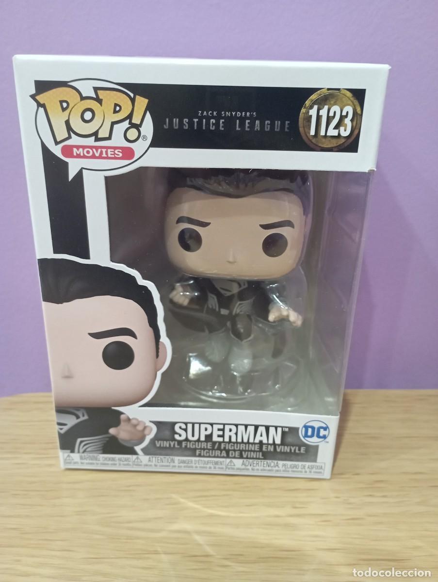 Figuras de goma y PVC: FUNKO SUPERMAN NEGRO - Foto 1