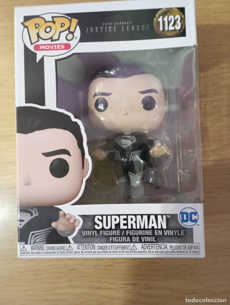 Figuras de goma y PVC: FUNKO SUPERMAN NEGRO - Foto 2