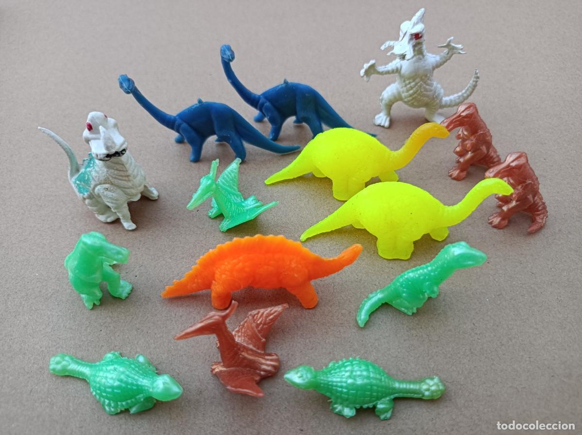 Figuras de goma y PVC: FIGURAS DUNKIN DINOSAURIOS - Foto 1