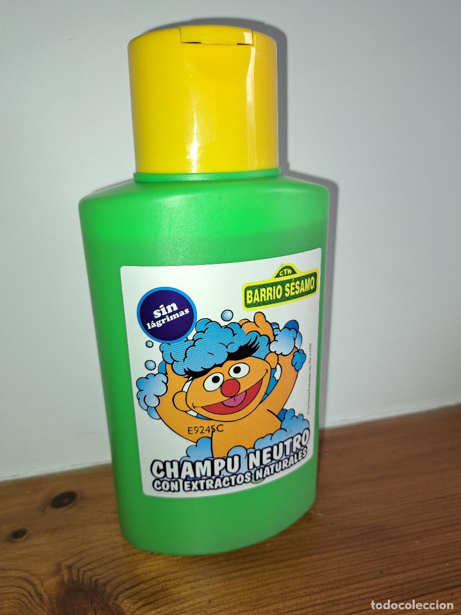 Figuras de Goma y PVC: BARRIO SESAMO - CHAMP&Uacute; NEUTRO - 500 ml - A&Ntilde;OS 90 - INSTITUTO ESPA&Ntilde;OL, S.A. - Sevilla