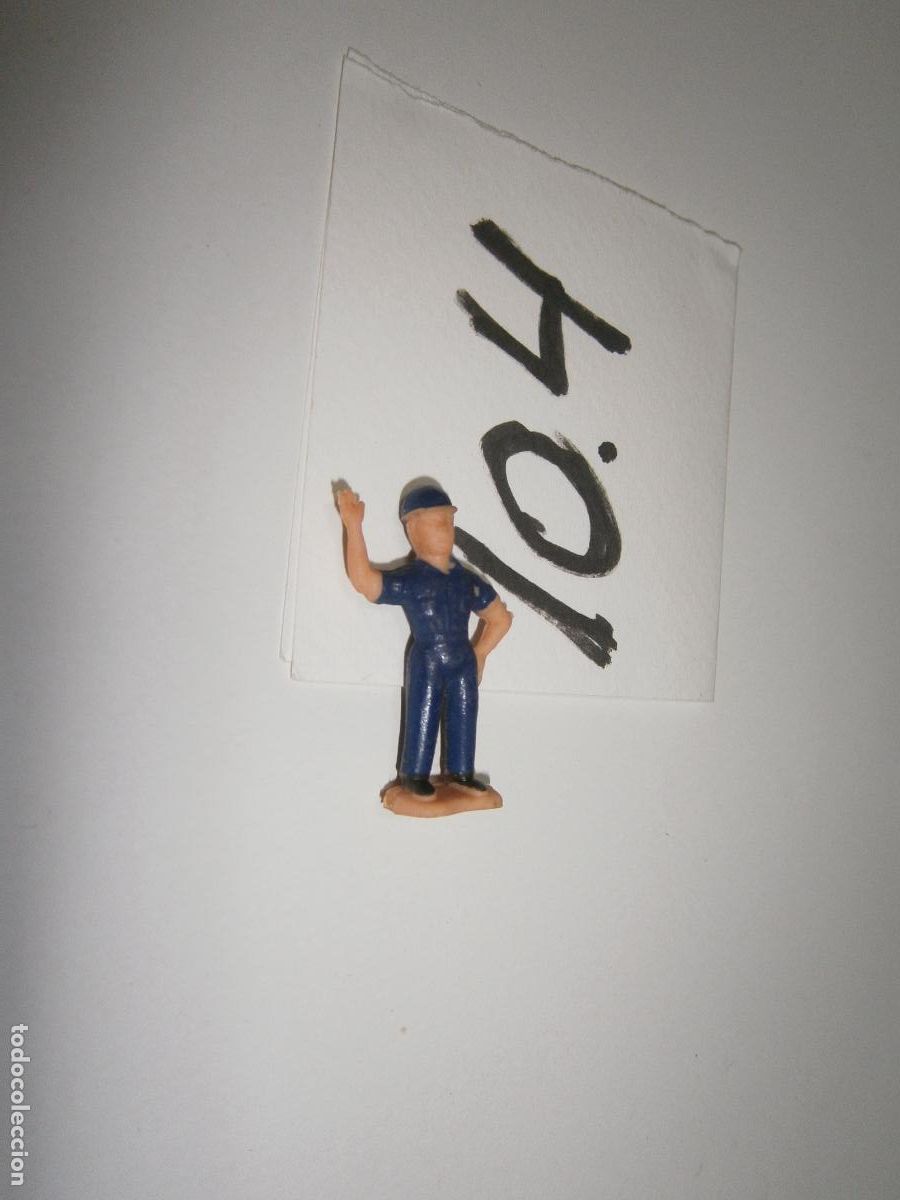 Figuras de Borracha e PVC: FIGURA DE GOMA O PVC - OBRERO O MECANICO - ENVIO GRATIS A ESPA&Ntilde;A