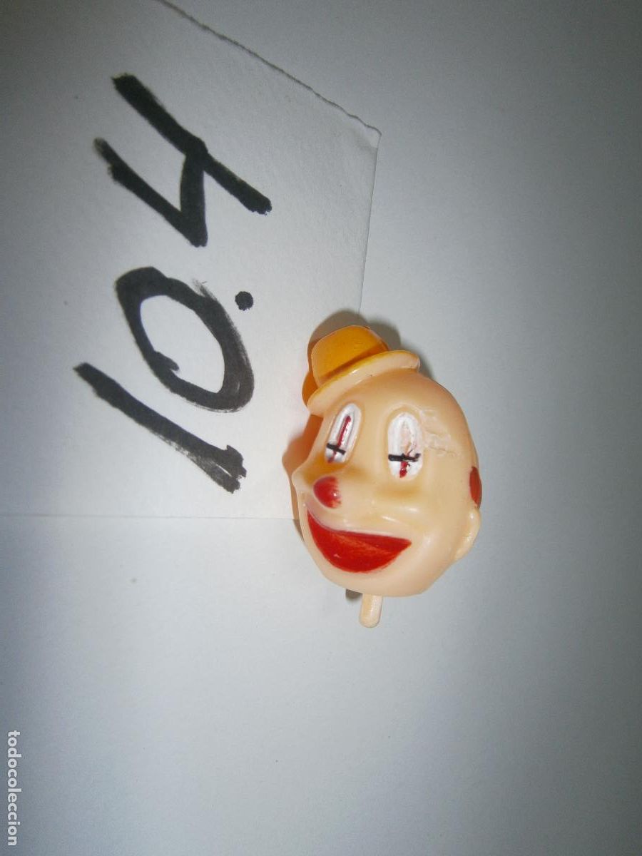 Gummi- und PVC-Figuren: FIGURA DE GOMA O PVC - CABEZA PAYASO