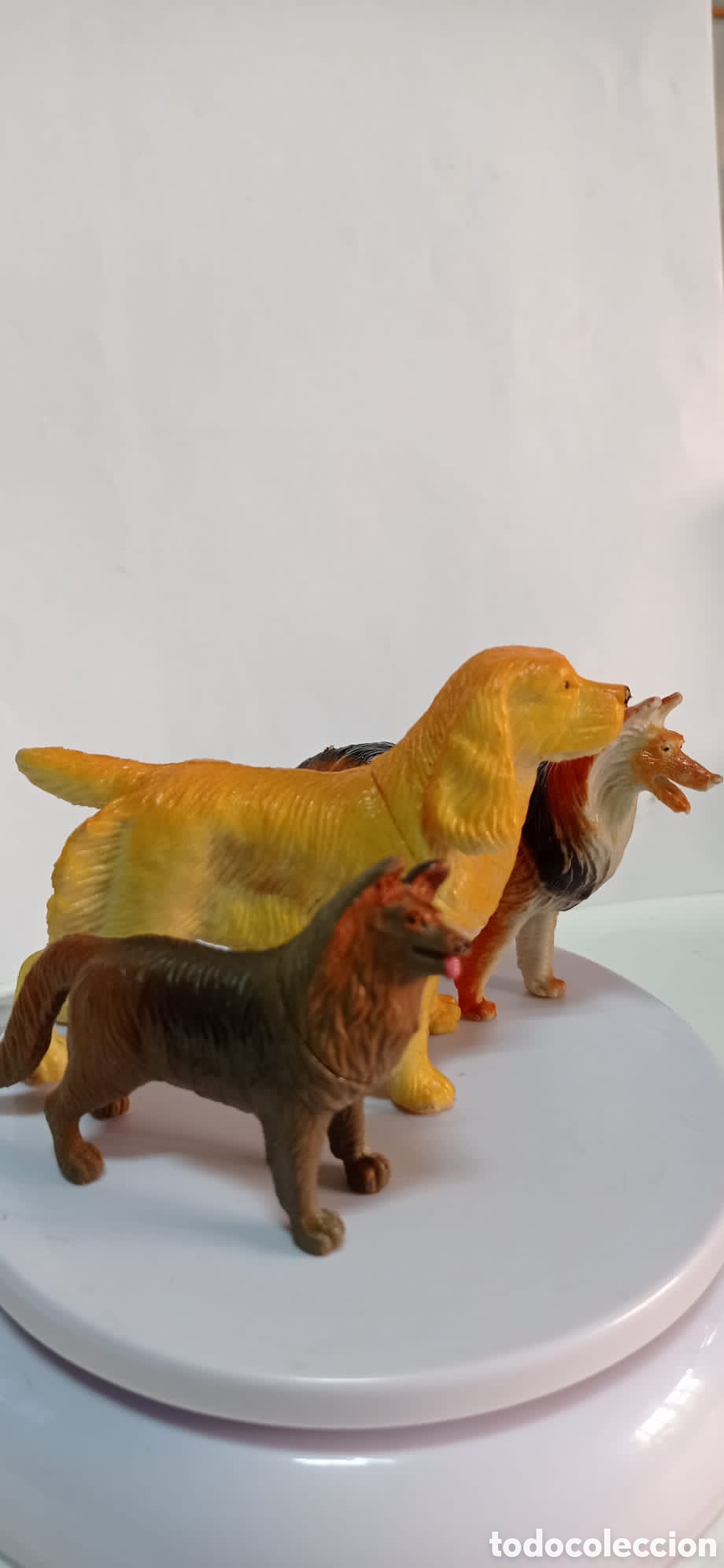Figuras de goma y PVC: LOTE DE 3 PERROS / EN PVC - Foto 2