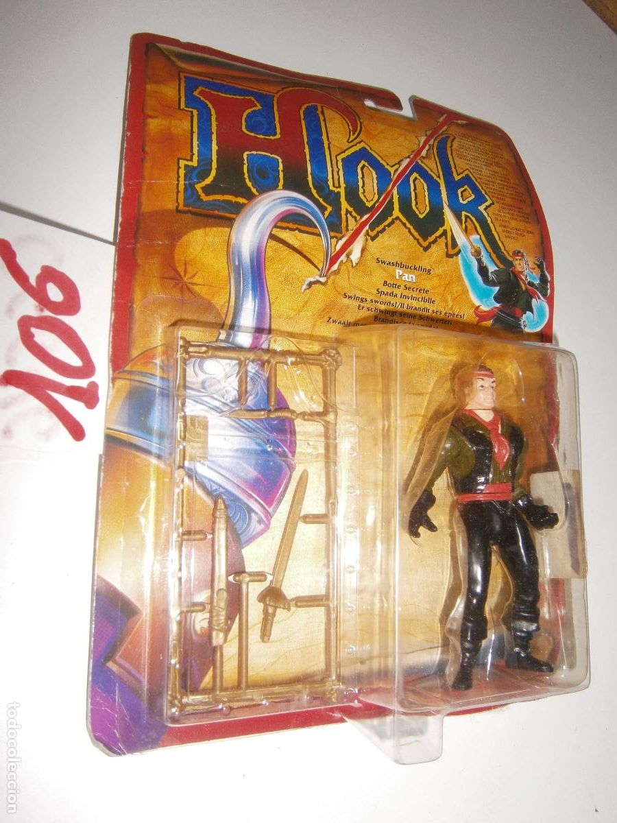 Figuras de goma y PVC: ANTIGUA FIGURA - HOOK - PAN - Foto 2