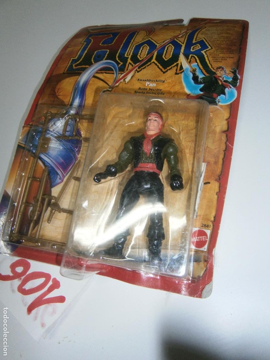 Figuras de goma y PVC: ANTIGUA FIGURA - HOOK - PAN - Foto 1
