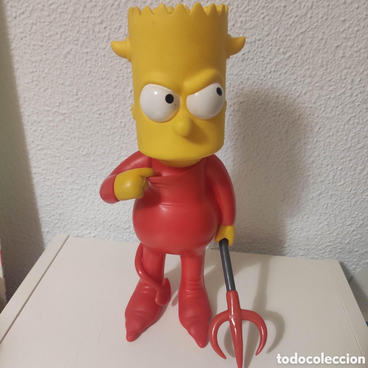 Figuras de goma y PVC: BART SIMPSON BOTE FIGURA - Foto 1