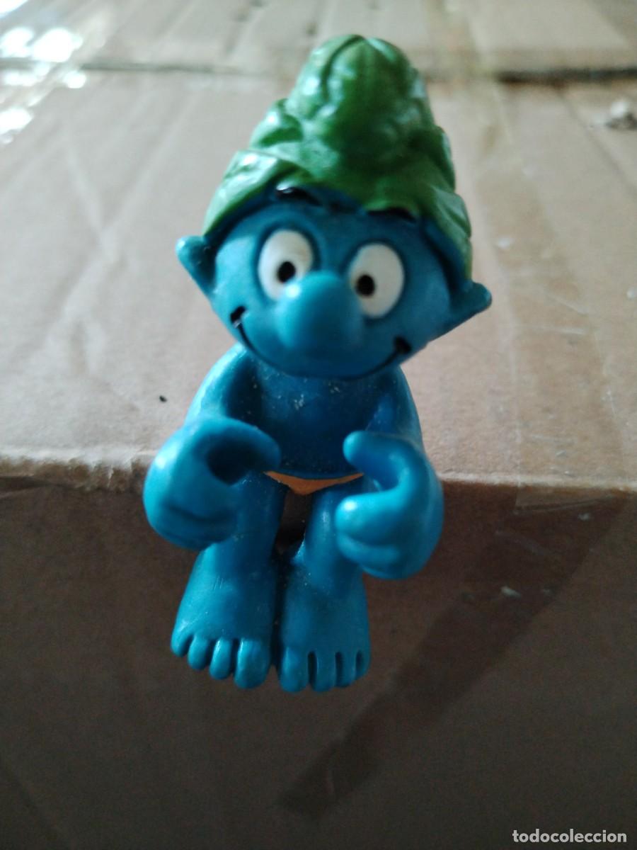 Figuras de goma y PVC: Enanito conductor -peyo - Foto 1