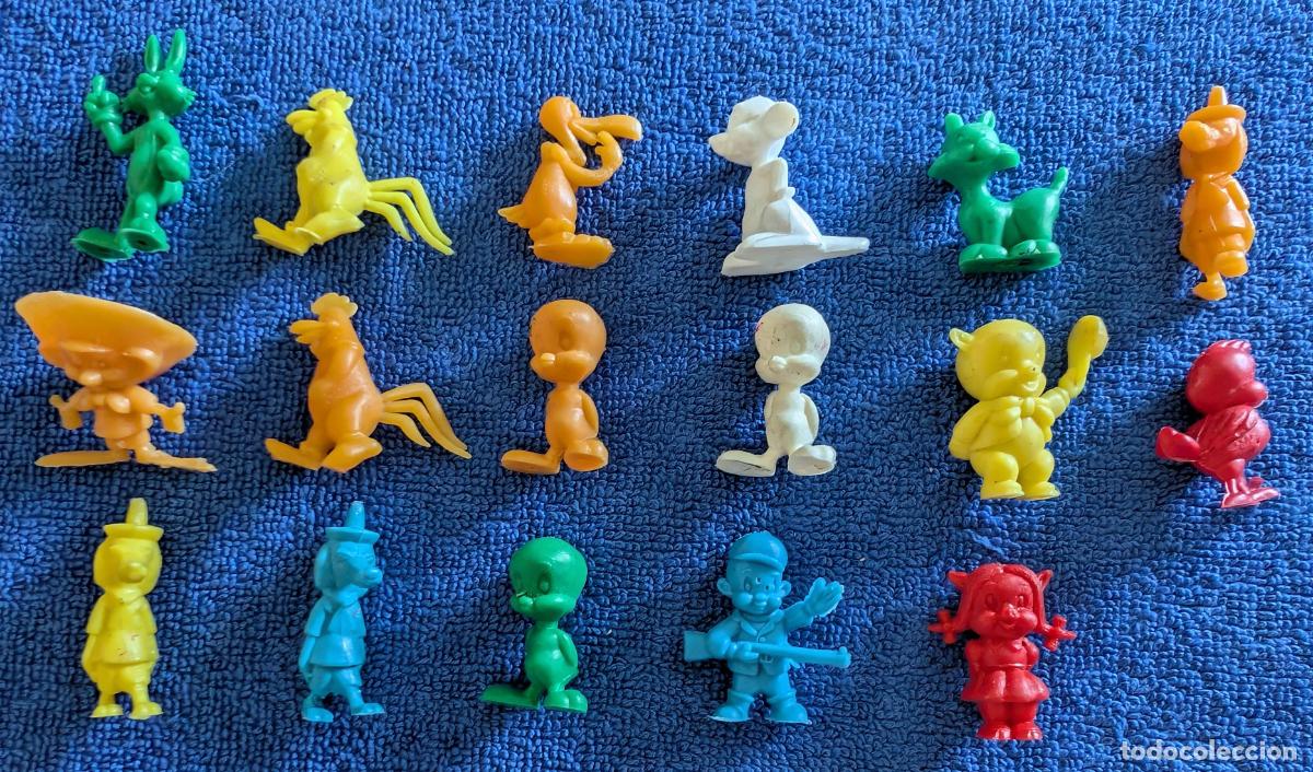 Figuras de goma y PVC: Lote de 18 figuras Dunkin - Warner - Foto 1
