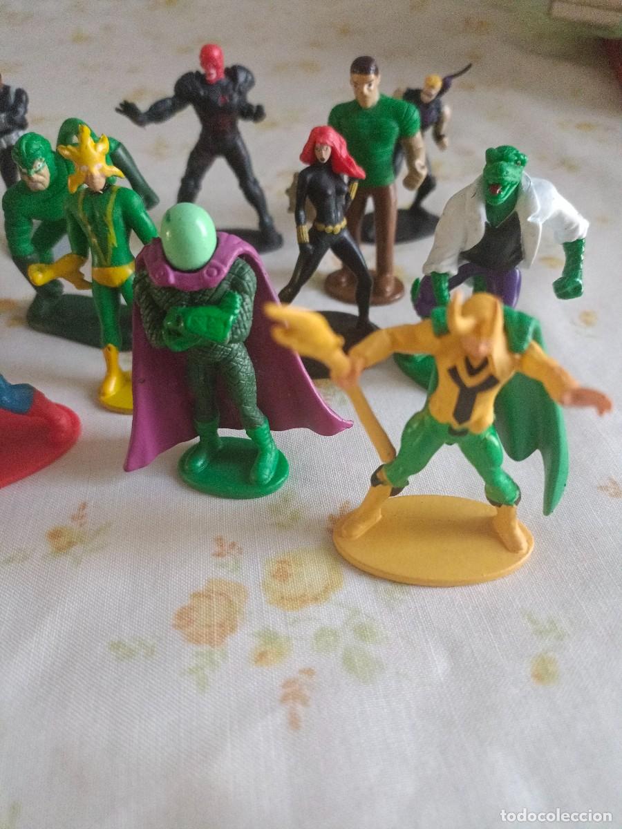 Figuras de goma y PVC: Lote de 22 figuras de Marvel. - Foto 3