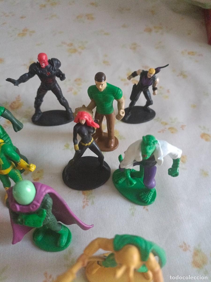 Figuras de goma y PVC: Lote de 22 figuras de Marvel. - Foto 4