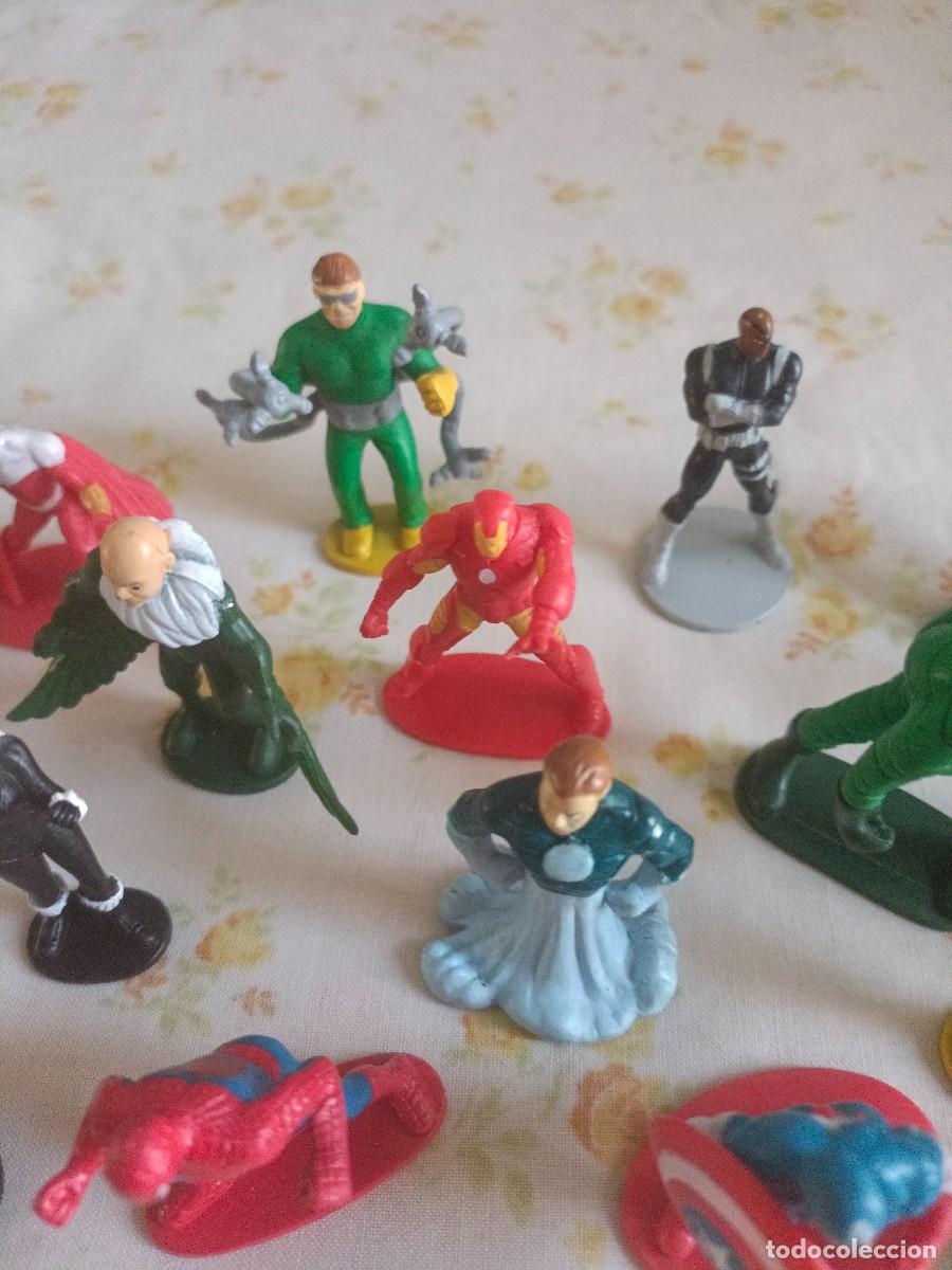 Figuras de goma y PVC: Lote de 22 figuras de Marvel. - Foto 5