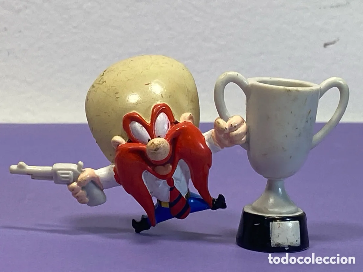 Figura PVC SAM BIGOTES Warner Bros 1996 Star Toys corbata F C Barcelona