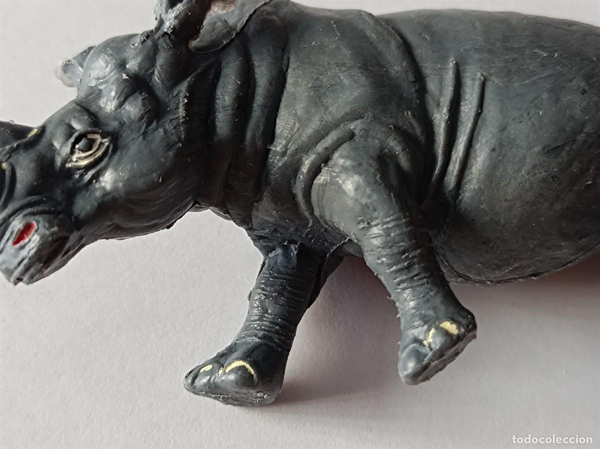 Figuras de goma y PVC: RINOCERONTE DE PL&Aacute;STICO COMANSI - Foto 3