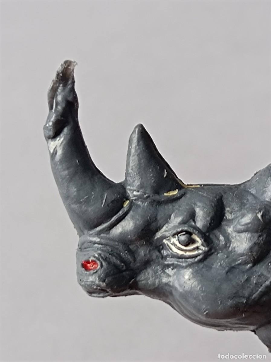 Figuras de goma y PVC: RINOCERONTE DE PL&Aacute;STICO COMANSI - Foto 6