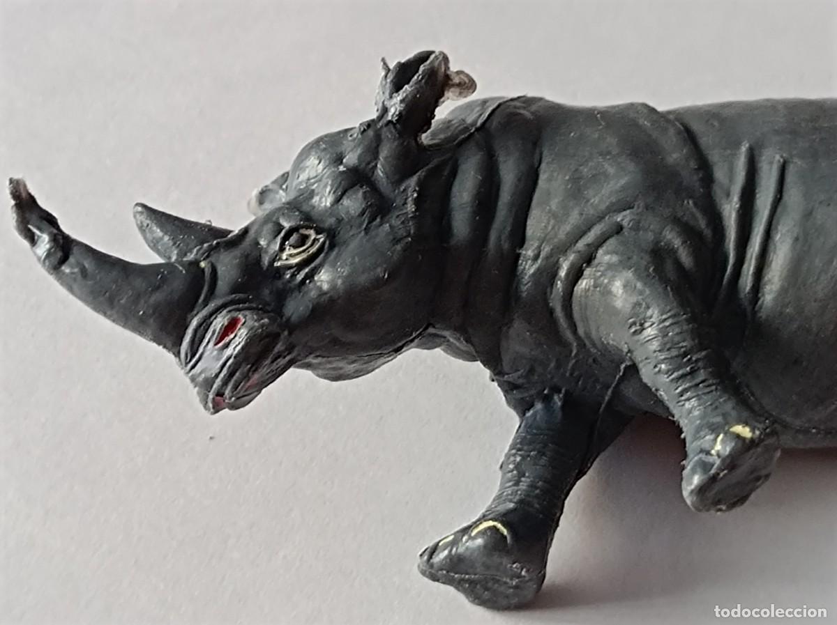 Figuras de goma y PVC: RINOCERONTE DE PL&Aacute;STICO COMANSI - Foto 9