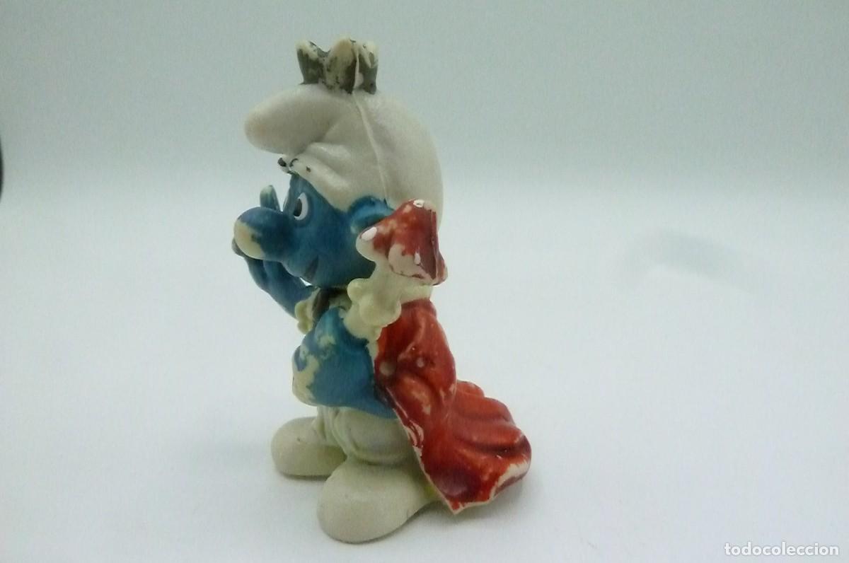 Figuras de goma y PVC: Rey Pitufo. Sin marca - Foto 2