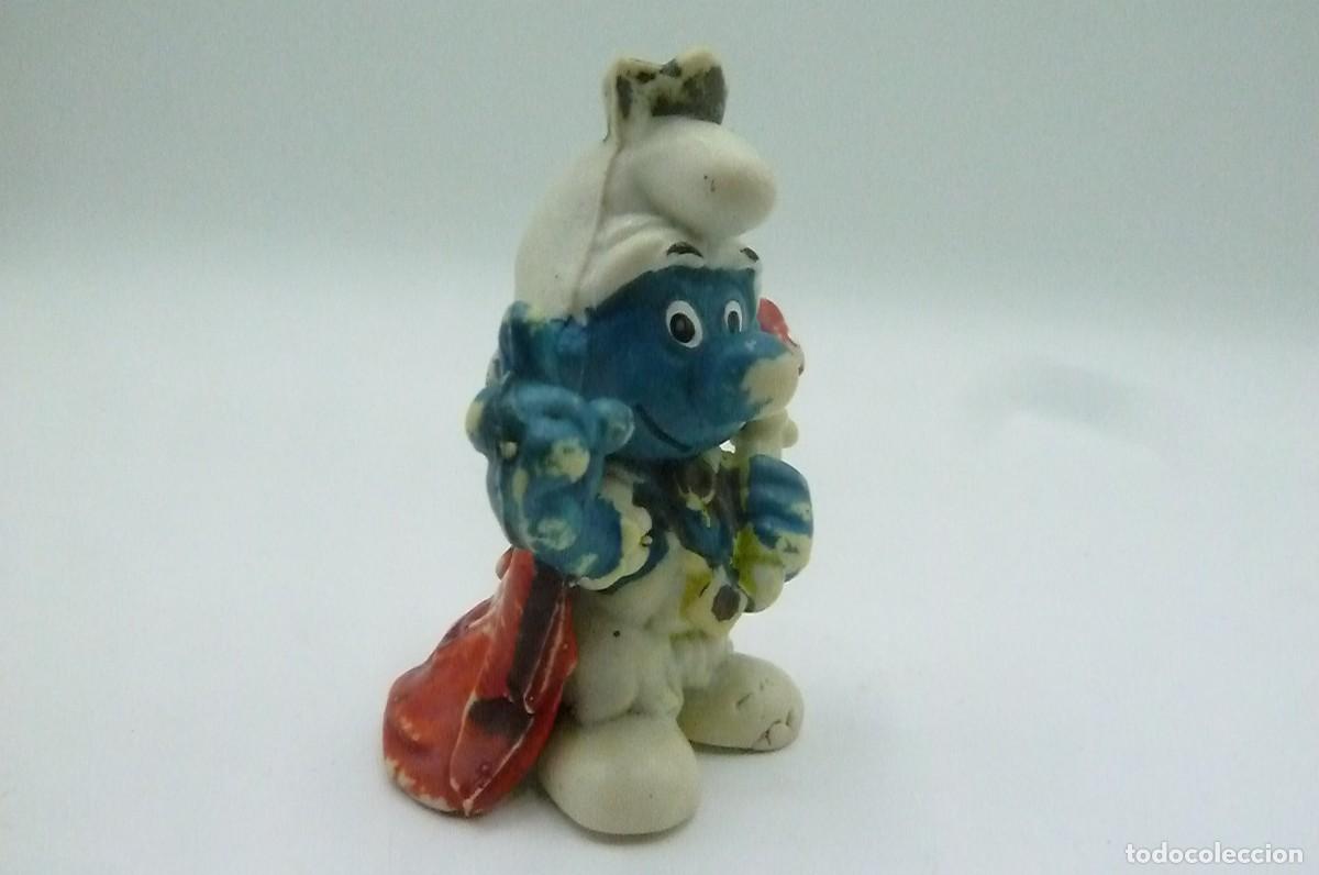 Figuras de goma y PVC: Rey Pitufo. Sin marca - Foto 4
