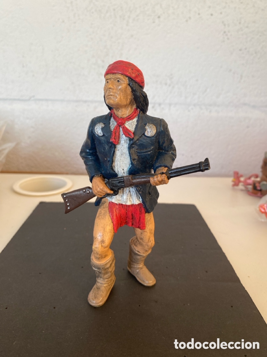 Figuras de goma y PVC: Figura PVC Indio oeste comansi - Foto 1