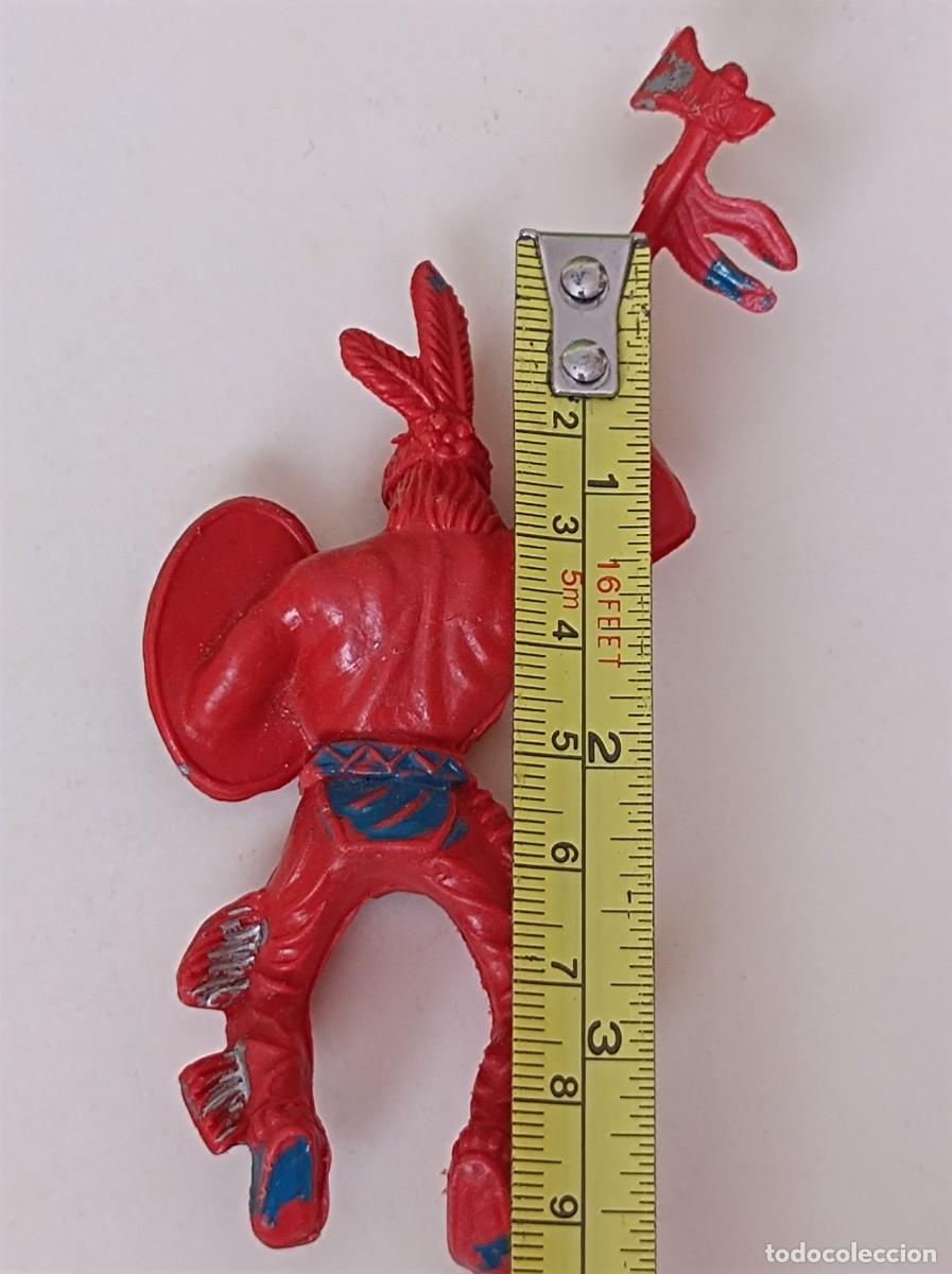 Figuras de goma y PVC: FIGURAS DE PL&Aacute;STICO INDIO A CABALLO LAFREDO - Foto 6