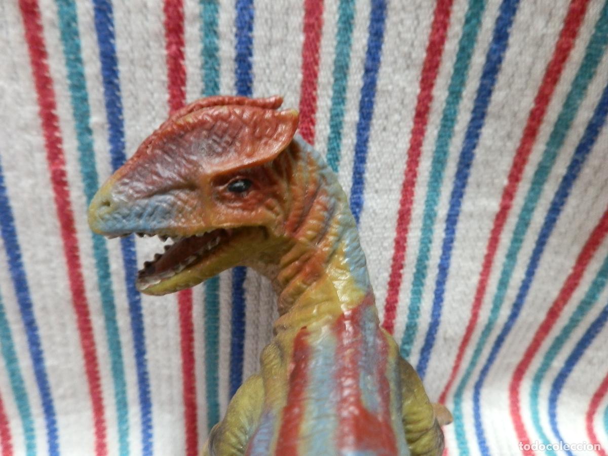 Figuras de goma y PVC: SCHLEICH DINOSAURIO DILOPHOSEURUS 2002 - Foto 2