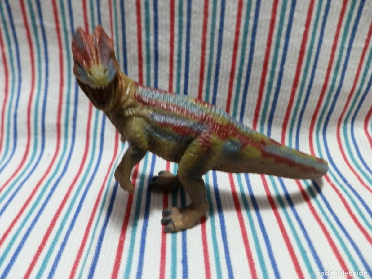 Figuras de goma y PVC: SCHLEICH DINOSAURIO DILOPHOSEURUS 2002 - Foto 6
