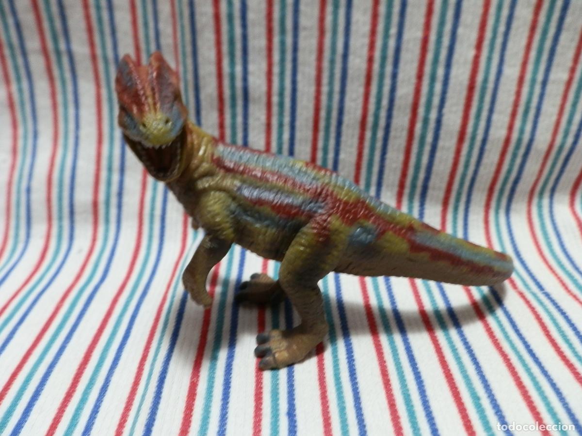 Figuras de goma y PVC: SCHLEICH DINOSAURIO DILOPHOSEURUS 2002 - Foto 1