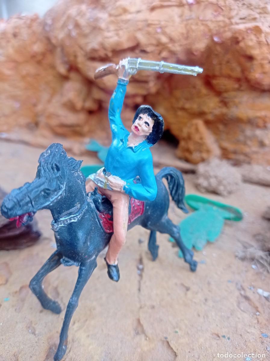 Figuras de goma y PVC: Vaquero y caballo de jecsan - Foto 1