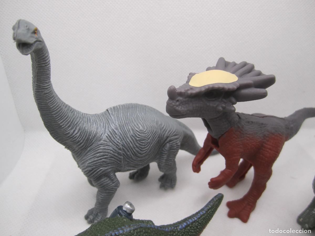Figuras de goma y PVC: lote 5 mu&ntilde;ecos figuras dinosaurios - Foto 4