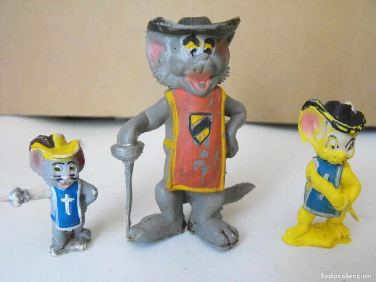 Figuras de goma y PVC: PECH. Figuras de Tom y Jerry mosqueteros. - Foto 1
