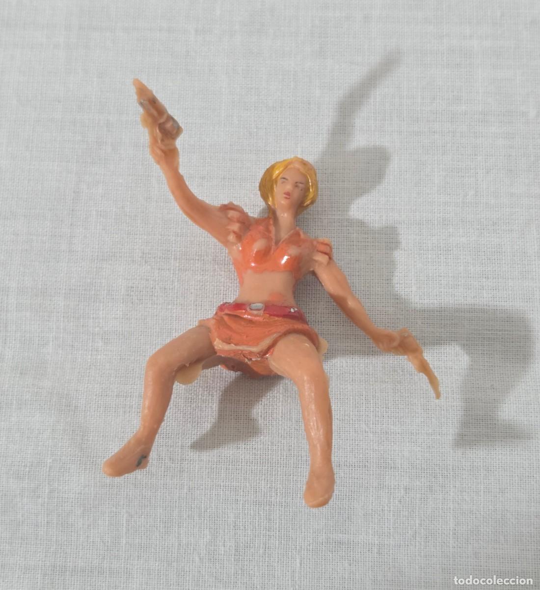 Figuras de goma y PVC: Ana a caballo, serie apache, estereoplast - Foto 2