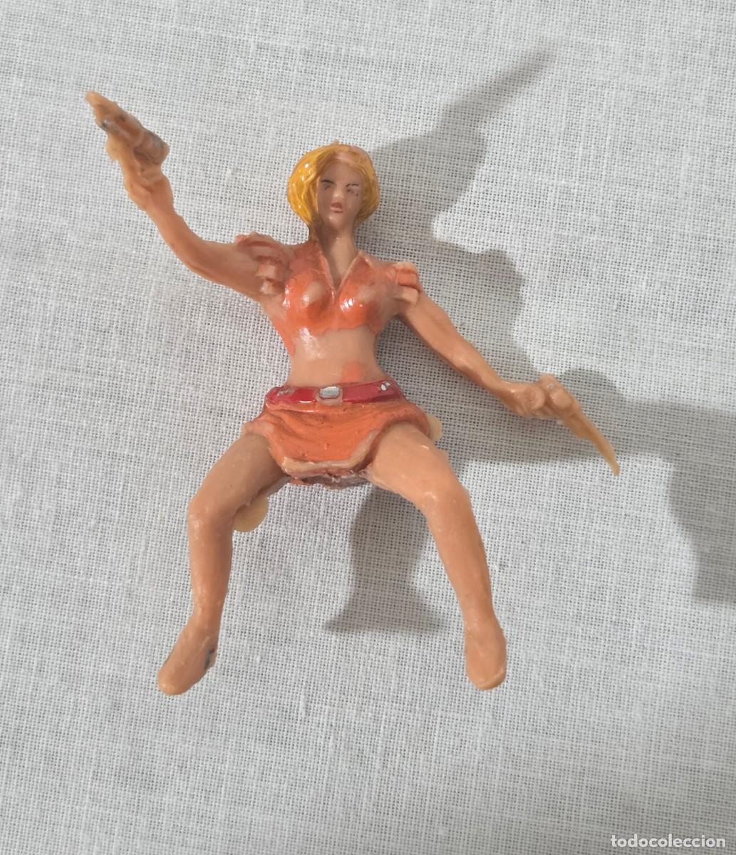 Figuras de goma y PVC: Ana a caballo, serie apache, estereoplast - Foto 7