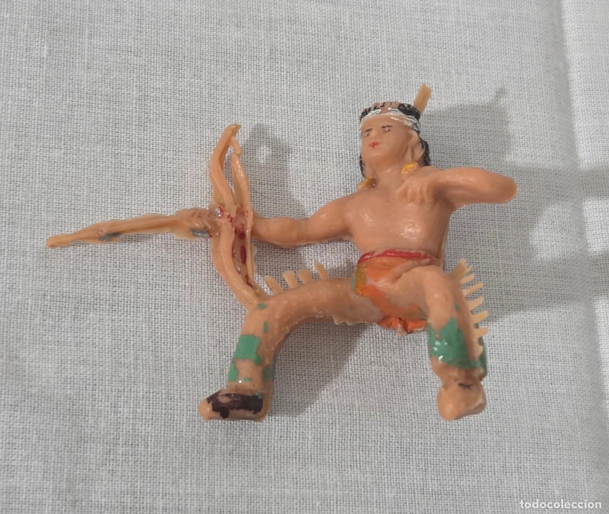 Figuras de goma y PVC: Antiguo indio, estereoplast - Foto 1