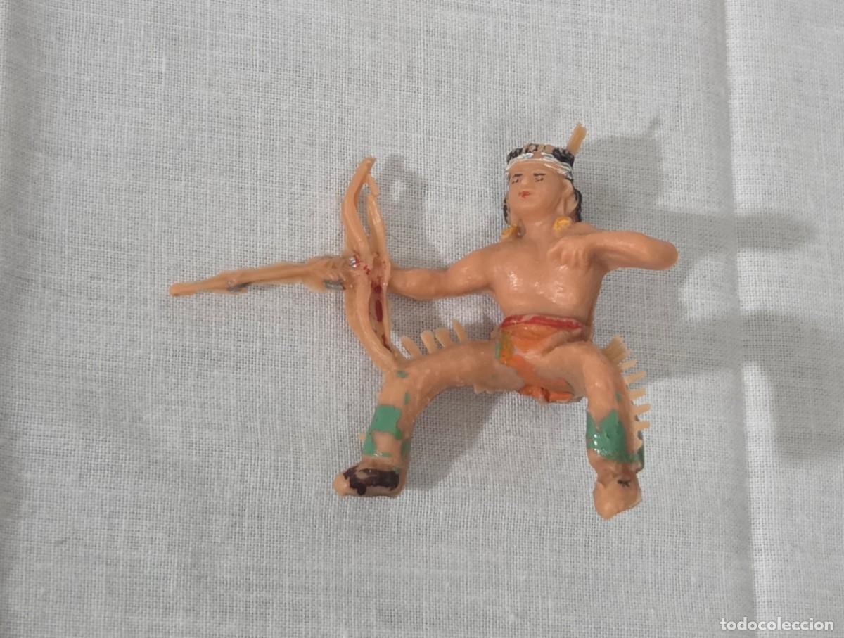 Figuras de goma y PVC: Antiguo indio, estereoplast - Foto 2