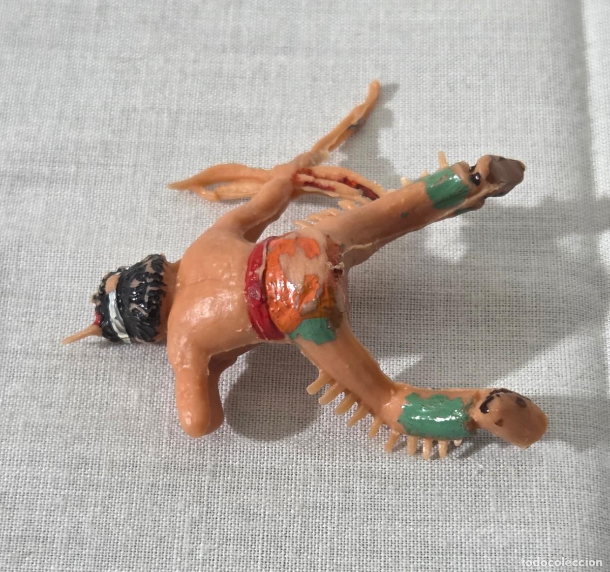 Figuras de goma y PVC: Antiguo indio, estereoplast - Foto 11