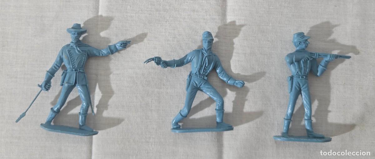 Figuras de goma y PVC: 6 figuras, septimo de caballeria, comansi - Foto 2