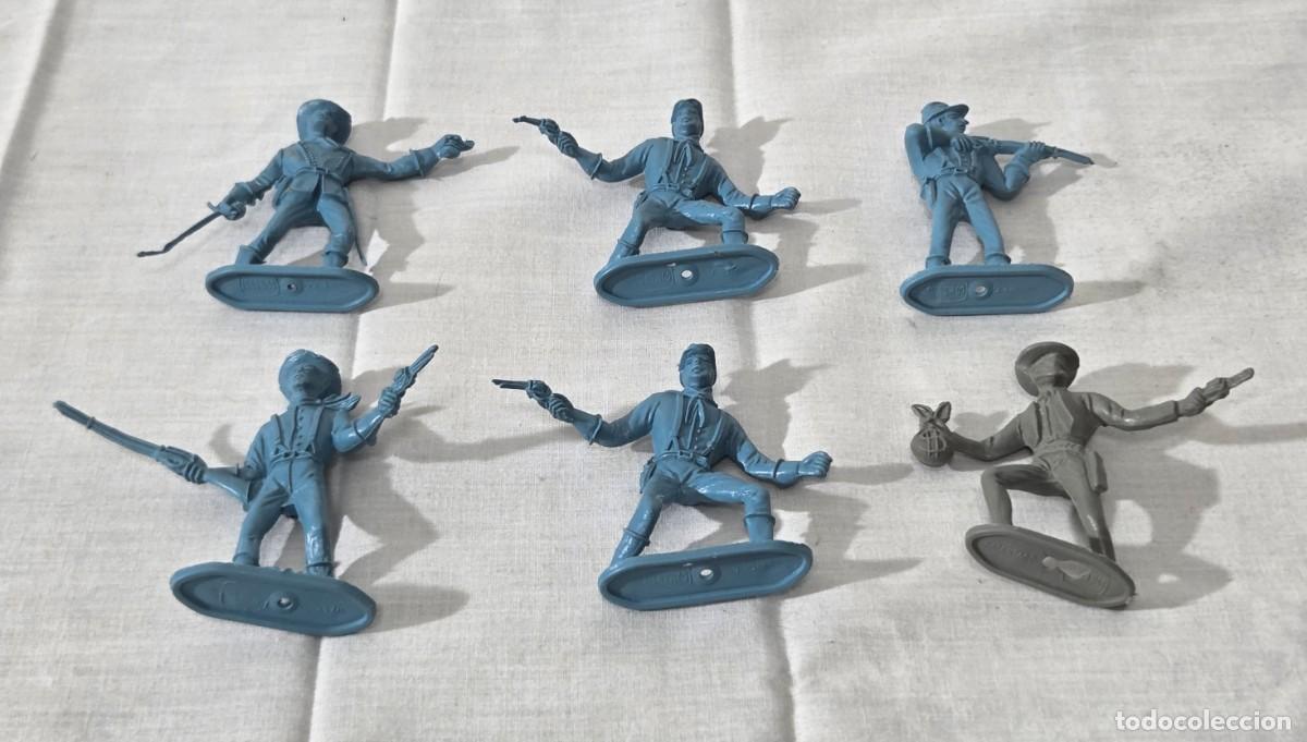 Figuras de goma y PVC: 6 figuras, septimo de caballeria, comansi - Foto 4