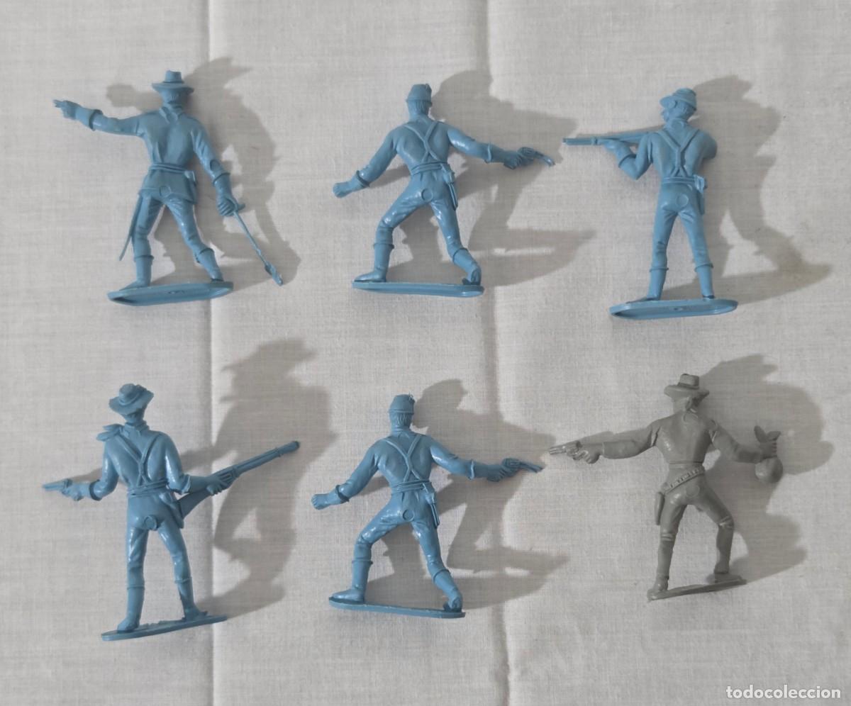 Figuras de goma y PVC: 6 figuras, septimo de caballeria, comansi - Foto 5