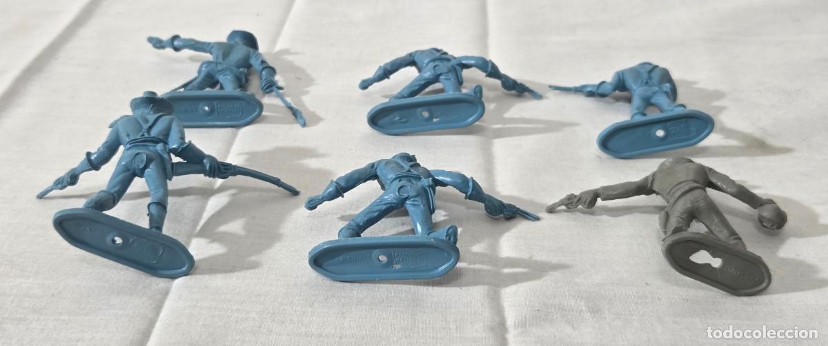 Figuras de goma y PVC: 6 figuras, septimo de caballeria, comansi - Foto 8