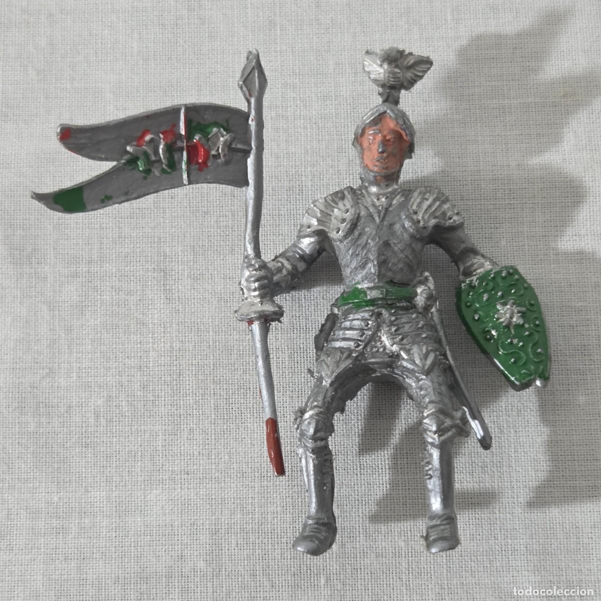Figuras de goma y PVC: Guerrero medieval a caballo, lafredo - Foto 11