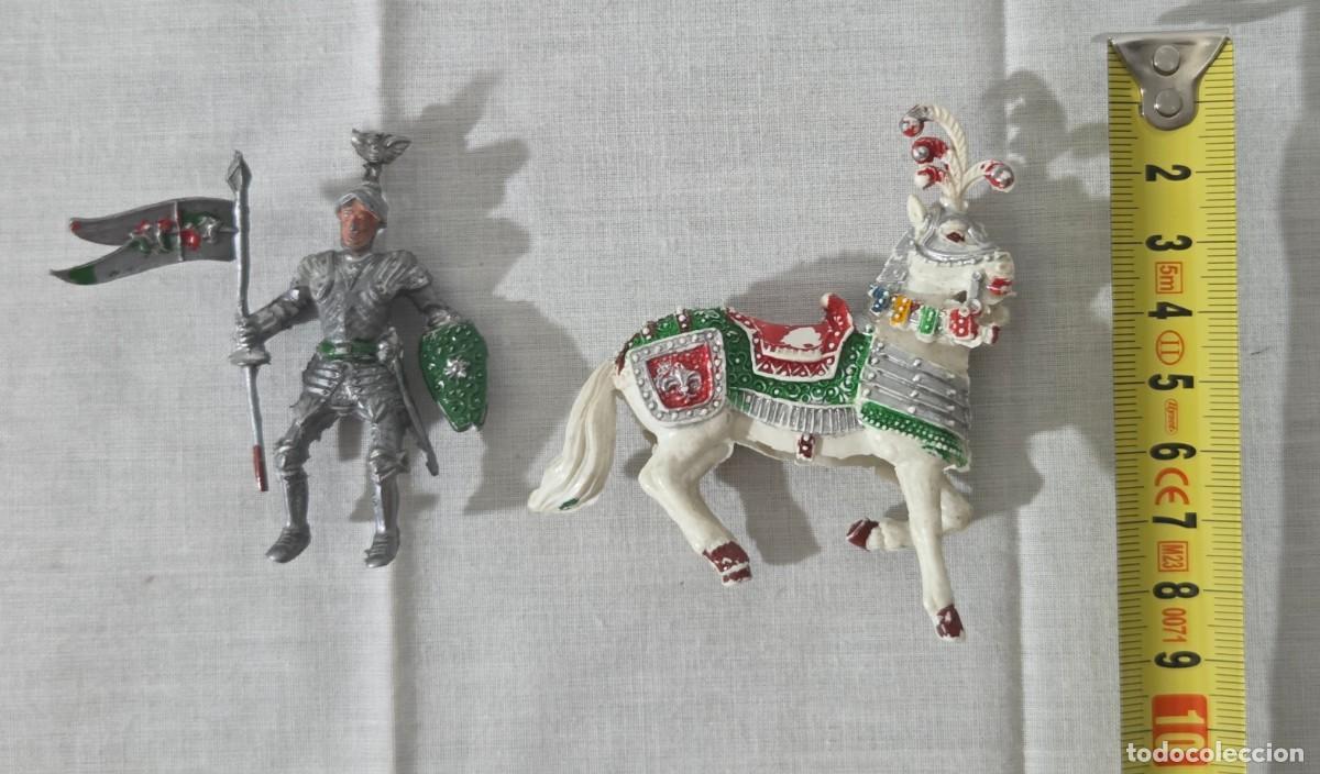 Figuras de goma y PVC: Guerrero medieval a caballo, lafredo - Foto 25