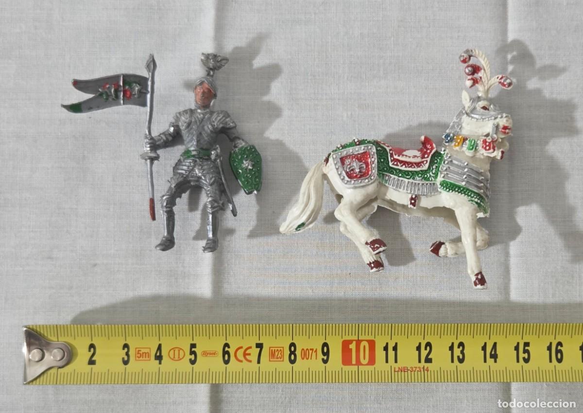 Figuras de goma y PVC: Guerrero medieval a caballo, lafredo - Foto 26