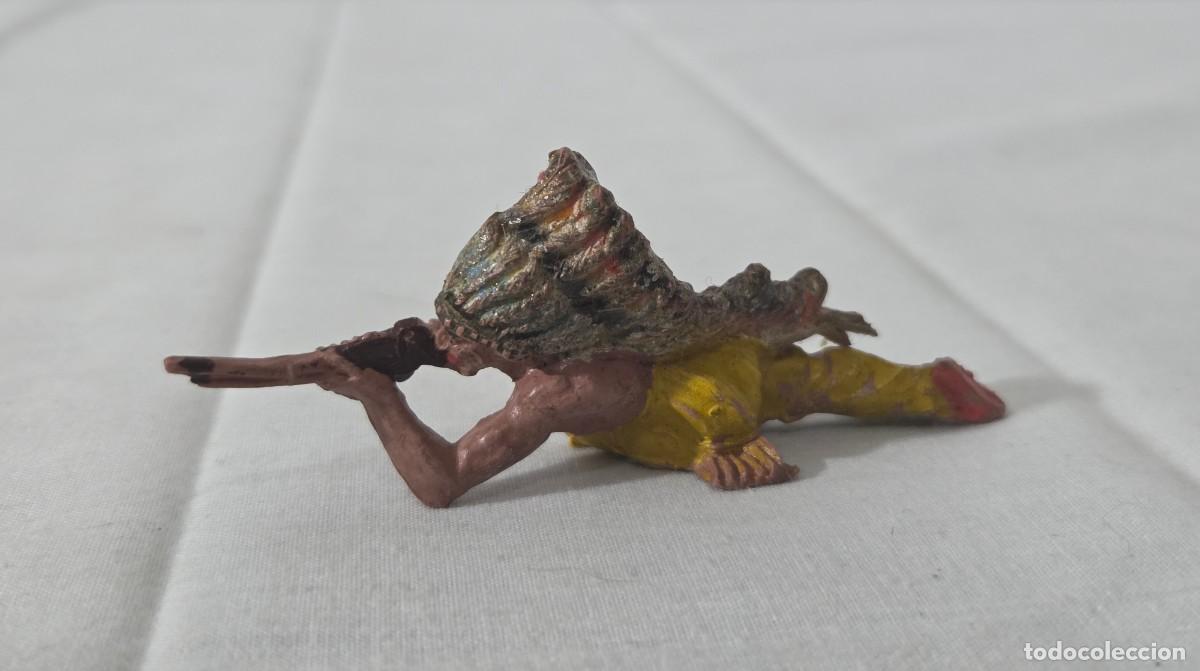 Figuras de goma y PVC: Guerrero indio de Pech - Foto 4